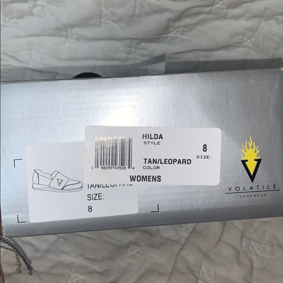 Brand New Volatile Tan/Leopard Shoes - Size 8 - Picture 4 of 5